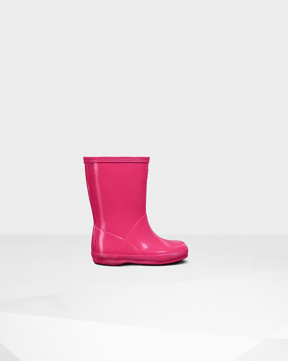 Kids Hunter Original First Classic Gloss | Rain Boots Light Pink | NZ-95643-ILNU